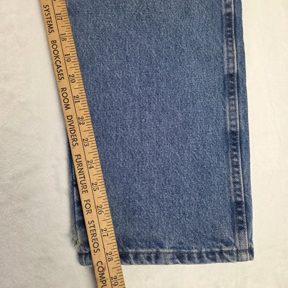 Rustler Mens Regular Fit Straight Leg‎ Blue Denim Jeans 38x29 1087619SW